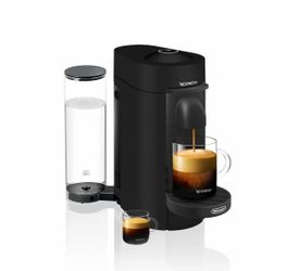 Nespresso by De'Longhi  Matte Black VertuoPlus Coffee and Espresso Maker