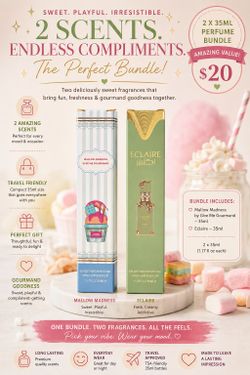 Give Me Gourmand Mallow Madness + Eclaire EDP Spray Bundle 2 x 1.17 fl oz