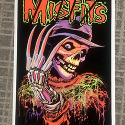 Misfits Nightmare On Elm Street version black light Poster
