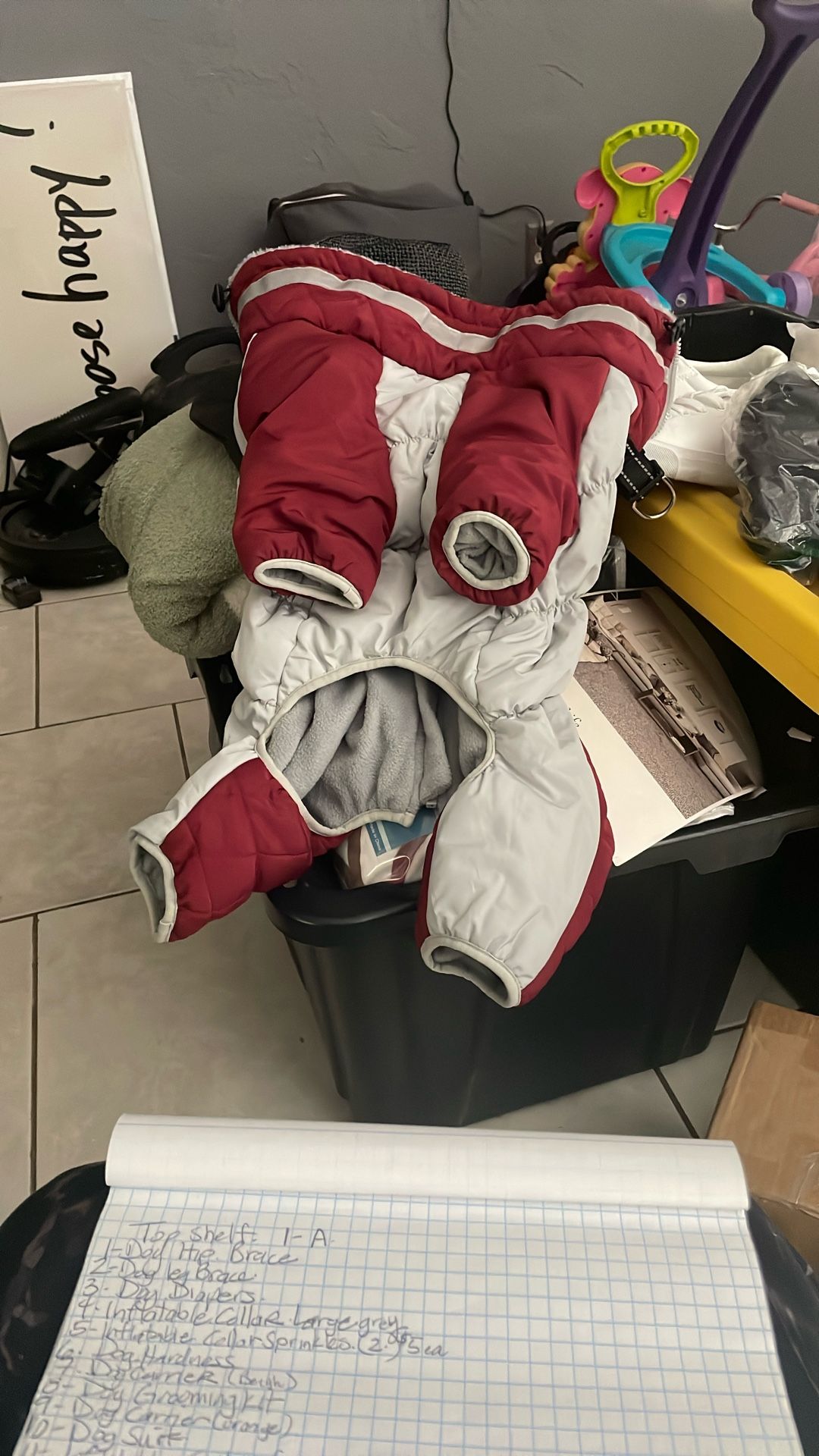 Full body dog jacket