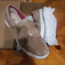 Tan Ugg Slip On Shoes