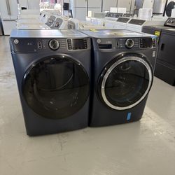 GE Set Washer 4.8 Cu Ft And Dryer 