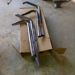 Vance Hines For A V Twin Drad Pipes For Harley Davidson 