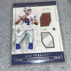 Dak Prescott Football And Jersey Rookie Card 