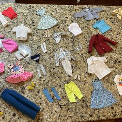 Vintage Barbie Clothing/Accessory Lot