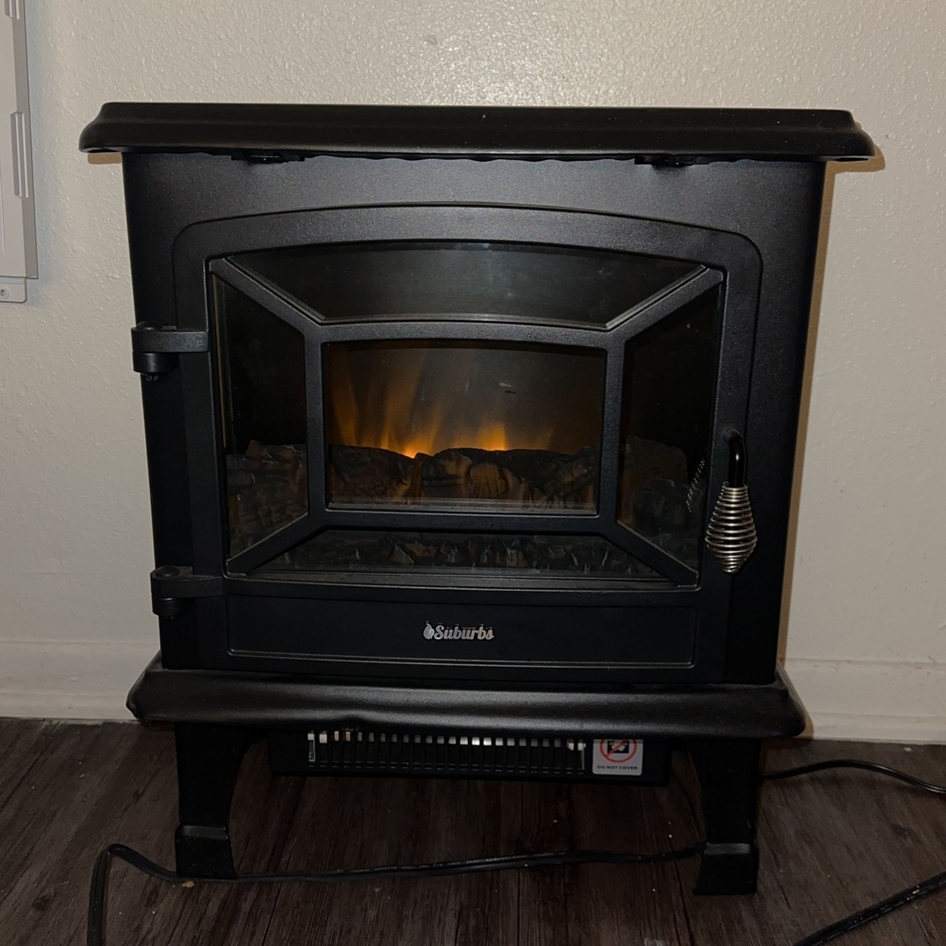 Electric Mock Fireplace Space Heater 