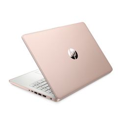 HP Laptop 14 (14", Intel Celeron, 4GB, 64GB, Pale Rose Gold)