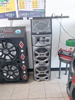 MaxPower Dual Woofer Tower Speaker System