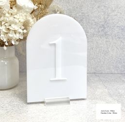 Wedding Table Numbers