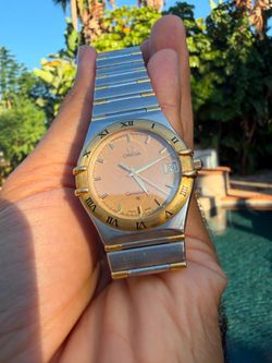 Omega 18kt Soild gold/ steel watch