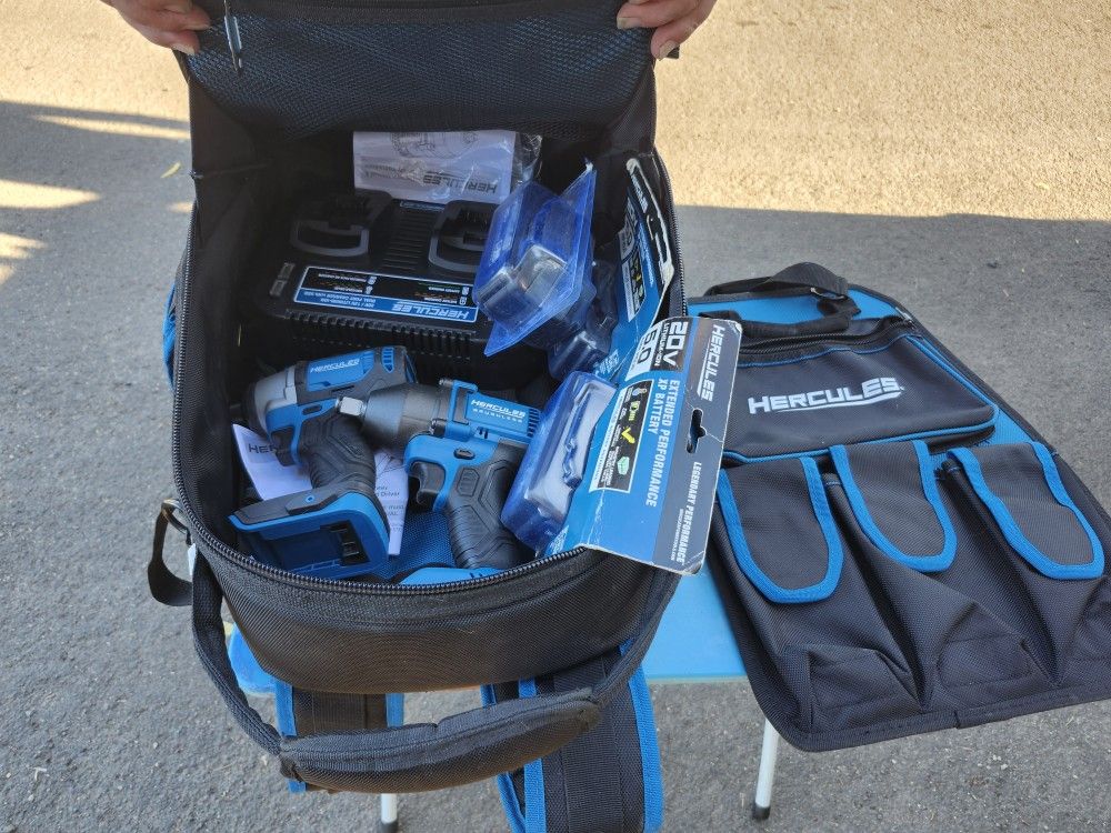 Hercules Complete Drill set and backpack