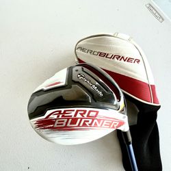 TaylorMade AeroBurner Driver – 9° | Fujikura Regular Flex | New MCC Plus 4 Grip 