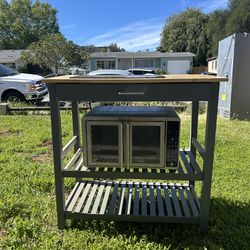 FREE Butcher Block Stove Top/Hot Plate & Air Fryer/Toaster Oven