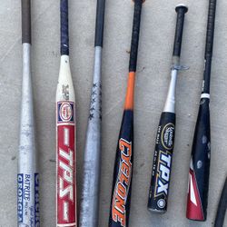 6-Baseball Bats 