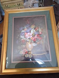 Floral print by thomas kincade