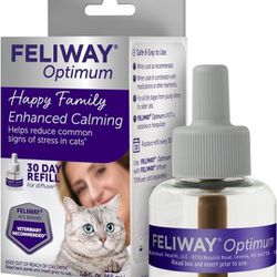 Feliway Optimum Happy Family Enhanced Calming 48 ml 30 Day Refill
