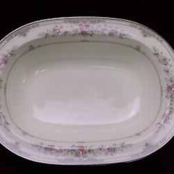 Noritake Bone China Shenandoah #9729 Oval  10 " Vegetable Serving Bowl Japan