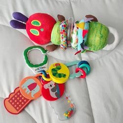 ✅️ Baby 2pc Caterpillar Activity Toys• Great Condition• $15firm