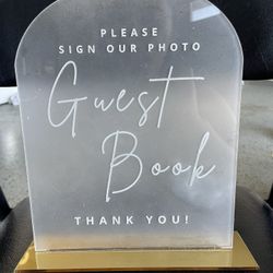 Wedding Guest Book Sign