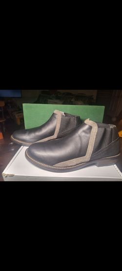 Naot "Business" Leather/Suede Ankle Boots — Men's Size 12 — Like New