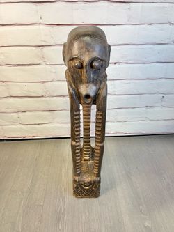Large African Tribal Islander Statue Sculpture