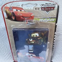 Wall switch plate cover Movie Cars