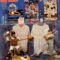 THURMAN. MUNSON & YOGI BERRA  1998  STARTING LINEUP CLASSIC. DOUBLES 
