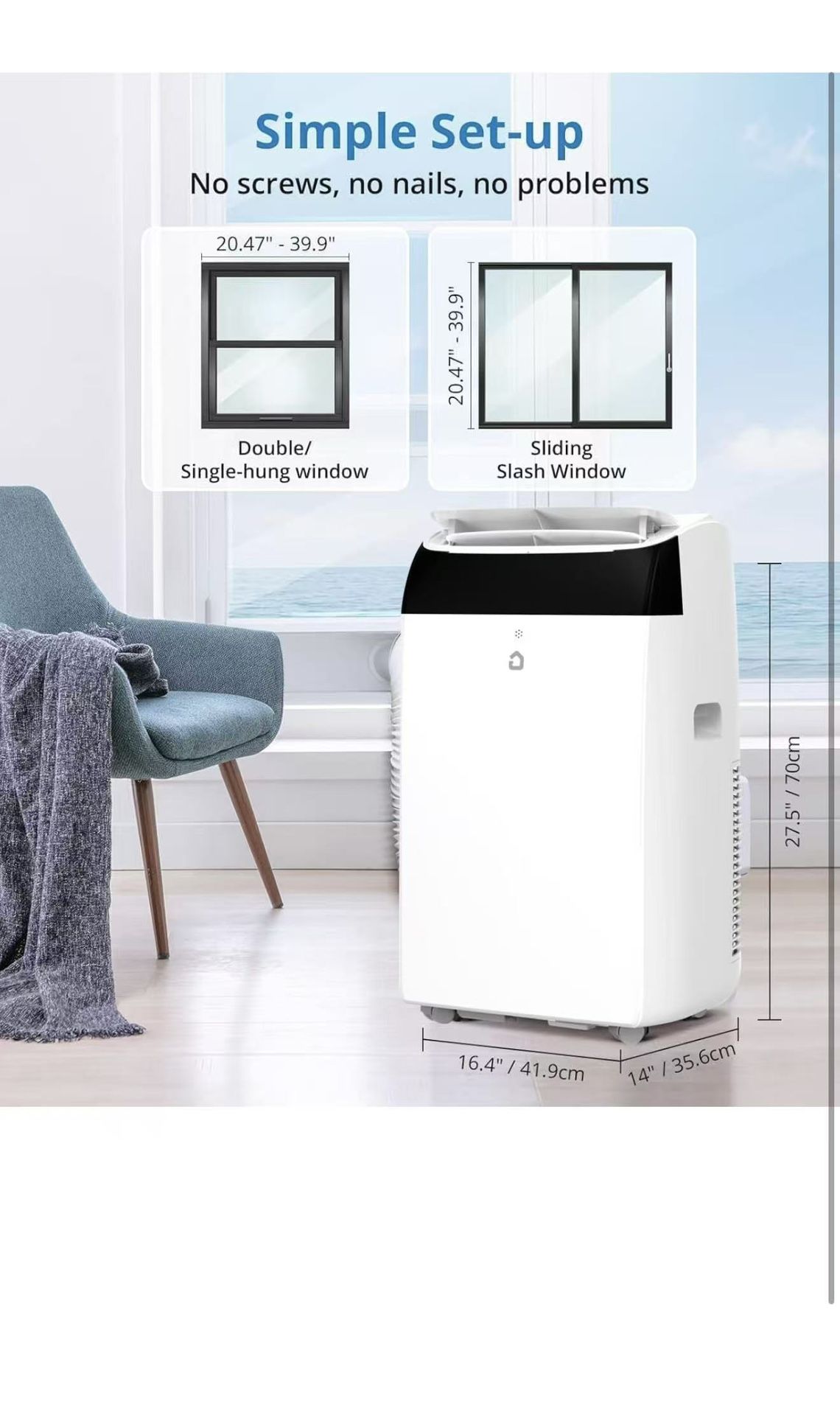 14,000 BTU Portable Air Conditioner 