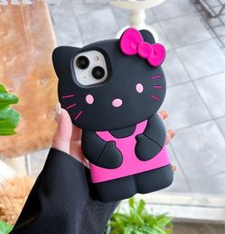 Hello Kitty IPhone Silicone 3D Phone Case