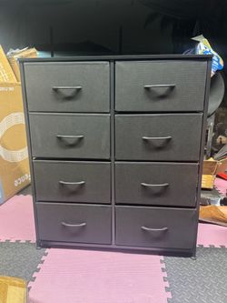 8-Drawer Fabric Dresser Storage Tower