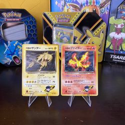 Pokemon Cards Zapdos & Moltres 