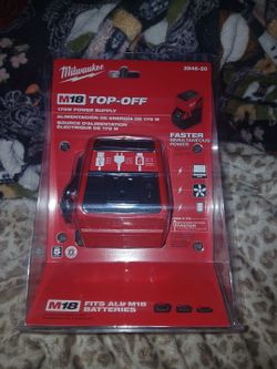 Milwaukee m18 175W power supply top off