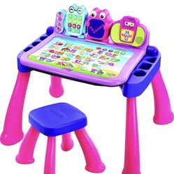 VTech Touch and Learn Activity Desk Deluxe, Pink