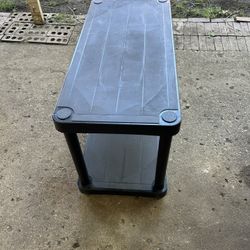 Plastic Shelf 16x34x24 high.