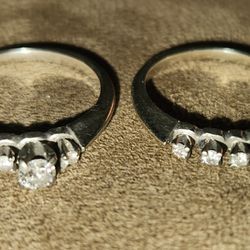 14k Gold Engagement/wedding Rings