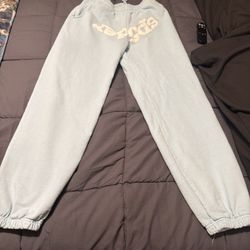 Sp5der Sweats Light Blue Men’s Small