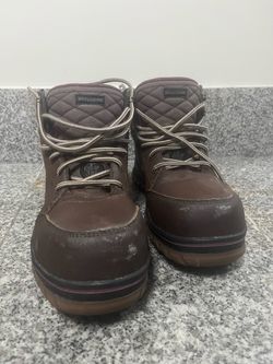 Skechers Work McColl Womens Comp Toe Waterproof Boot Brown
