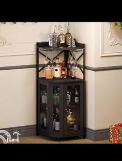 Bar Corner Cart