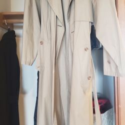 Women’s Cream Trench Coat Japanese Vintage 