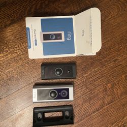 Ring Door Bell Pro2 + Standard Ring Doorbell 