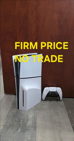 PS5 SLIM DISC Ed + CONTROLLER, FIRM PRICE, NO TRADE, GREAT CONDITON, READ DESCRIPTION FOR DETAILS