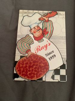 Ray's Pizza Since 1959 Promotional Card