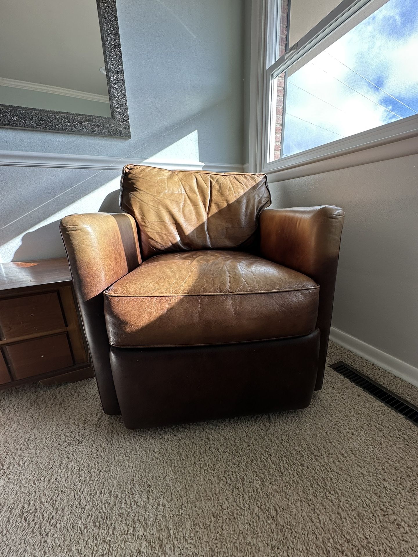 Leather Swivel Chair