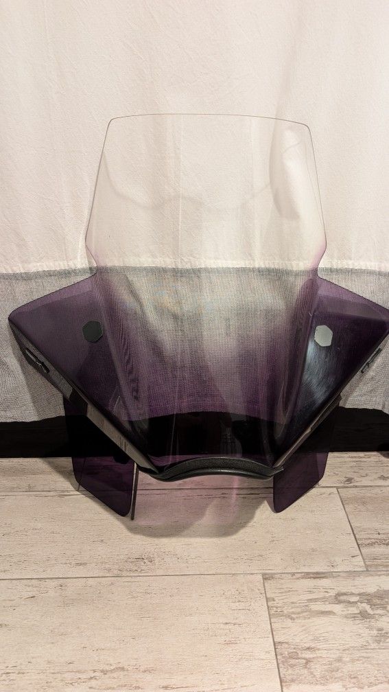 Vintage Motorcycle Windscreen Windshield Wind Shield By Tracy Fairing Custom Universal 80s 90s