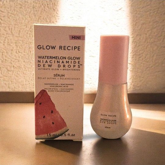 Glow Recipe Watermelon Glow Niacinamide Dew Drops | Mini 0.5fl oz / 15ml | BNIB