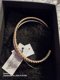 Chico's Twisted Rope Cuff Bracelet