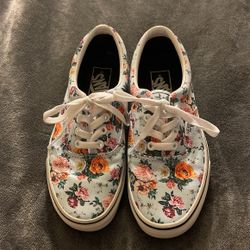 Floral Vans shoes