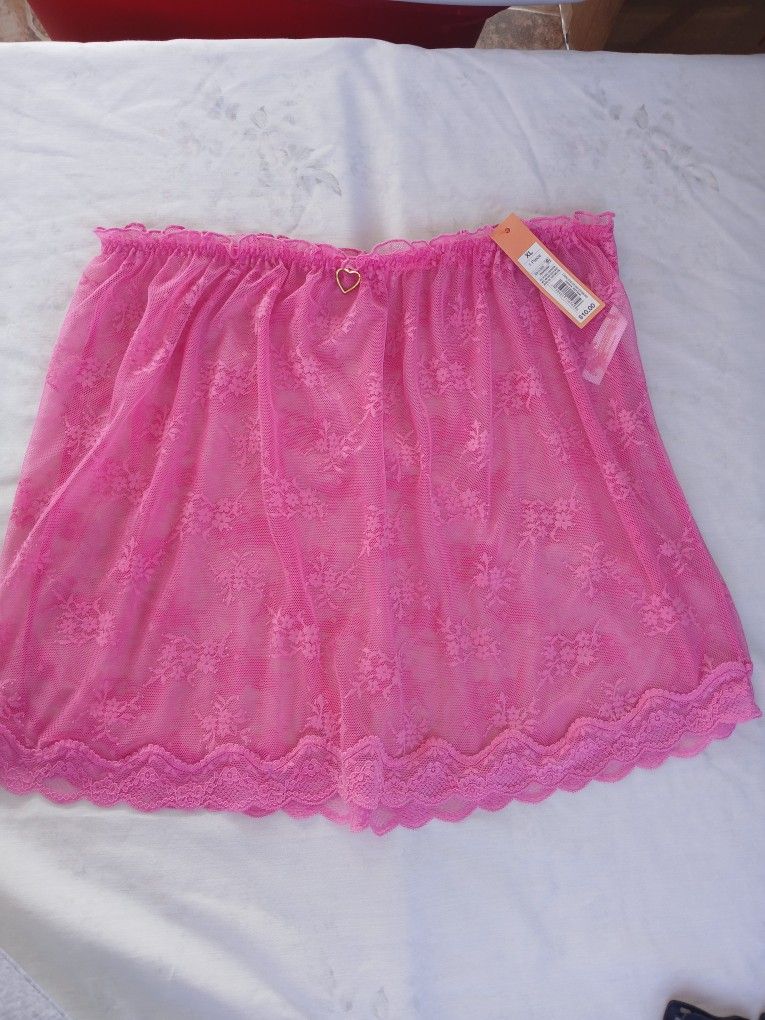 New Size Xlarge Lingerie Skirt See Through