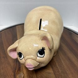 Vintage Ceramic Pig Money Bank
