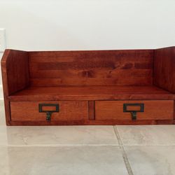 Wooden Shelf 2 Drawers , Wall , Entryway 